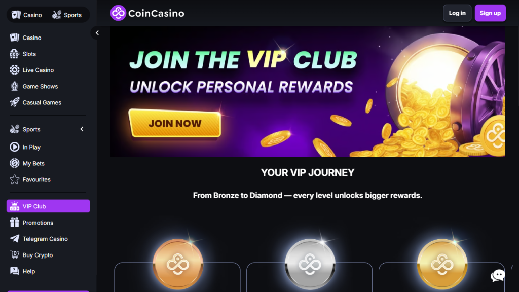 coin casino buitenland homepage